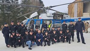 Intensywny początek wiosny w klasie mundurowej kaliskiego Zespołu Szkół