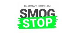 na zdjęciu znajduje się logo Rządowego programu SMOG STOP