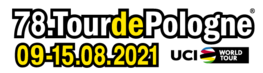 napis 78. tour de Pologne 09-15.08.2021 