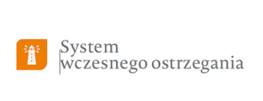 logo i napis system wczesnego ostrzegania