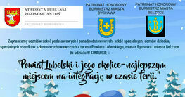 konkurs plakat: powiat lubelski i jego okolice najlepszym miejscem na integrację w czasie ferii