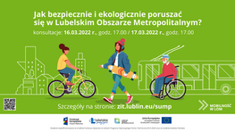 plakat LOM - jak usprawnić poruszanie się po Lubelskim Obszarze Metropolitalnym 