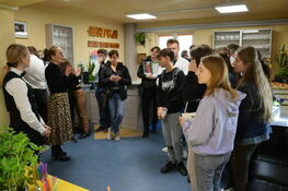 uczniowie szkół podstawowych w ZSTR w Piotrowicach