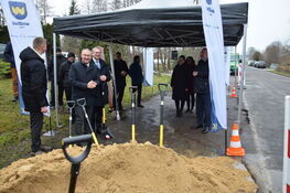 Rozpoczęcie inwestycji - Przebudowa drogi powiatowej nr 2427L od km 7+375 do km 11+352 w miejscowości Czółna – Tomaszówka - Niedrzwica Duża