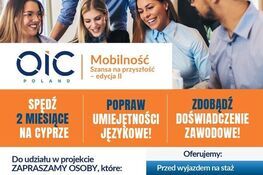 Program „Mobilność - Szansa na przyszłość” oferuje młodym osobom możliwość spędzenia 2 miesięcy na Cyprze. Uczestnicy mogą poprawić umiejętności językowe i zdobyć doświadczenie zawodowe. Projekt zapewnia szkolenia i wsparcie.