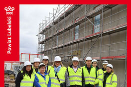 Kontrola postępu prac budowlanych
na terenie inwestycji pn.
„Rozbudowa infrastruktury dla Zakładu
Pielęgnacyjno-Opiekuńczego SP ZOZ Nr 1 w Bełżycach”