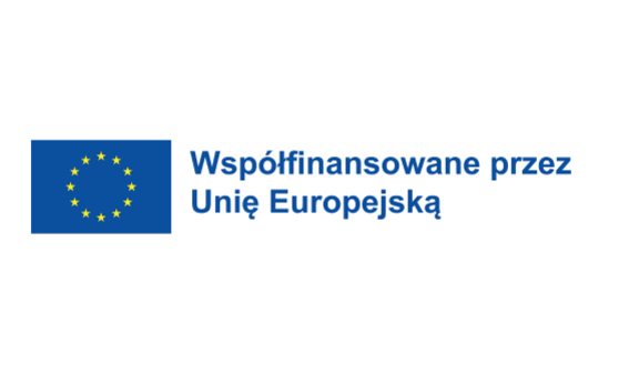 Flaga europejska - Współfinansowane przez Unię Europejską