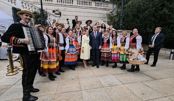 Delegacja Powiatu Ryckiego na Dożynkach Prezydenckich 2025