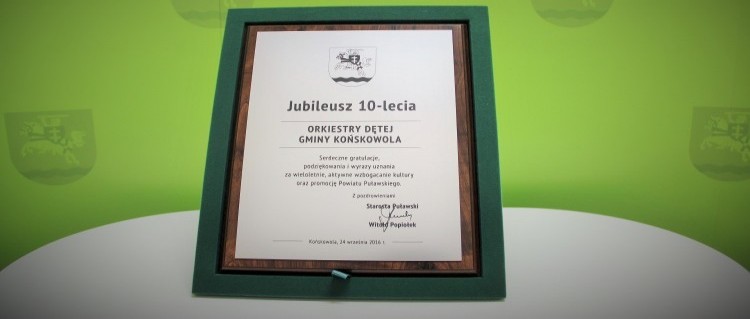 Jubileusz 10-lecia Orkiestry Dętej Gminy Końskowola