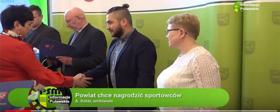 Sportowe nagrody Starosty Puławskiego za 2019 rok