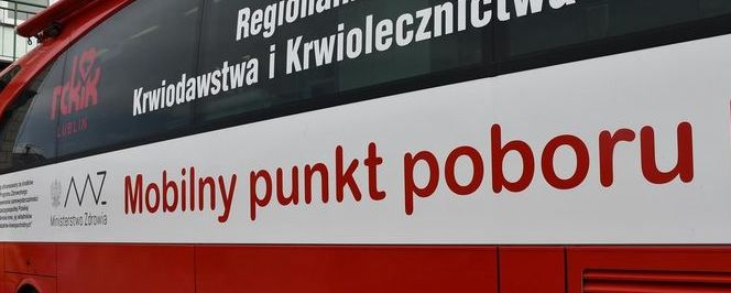 Mobilny punkt poboru krwi