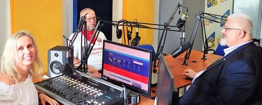 Wnętrze radiowego studia nagrań