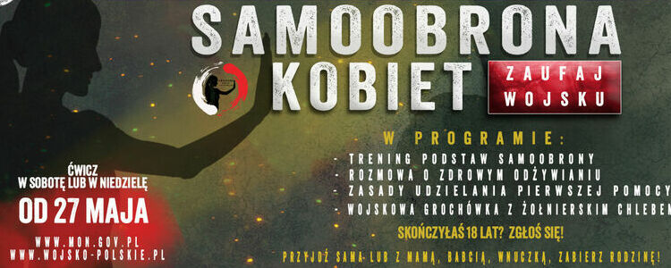 Samoobrona kobiet - plakat