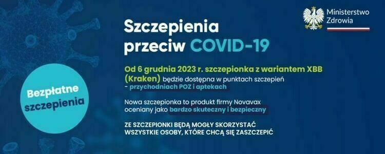 Szczepienia przeciw COVID-19 w sezonie 2023/2024
