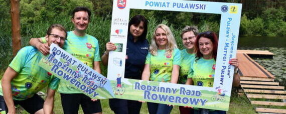 Kręcili kilometry dla Puław ze starostą puławskim