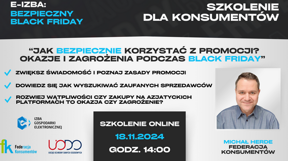 Bezpieczny Black Friday - Webinar dla Konsumentów