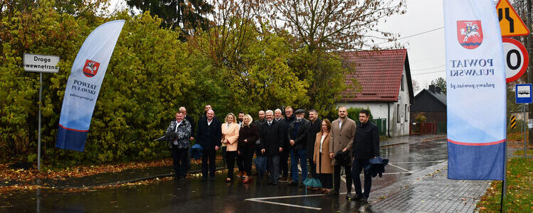 Przebudowa drogi powiatowej nr 2203L dobiegła końca.