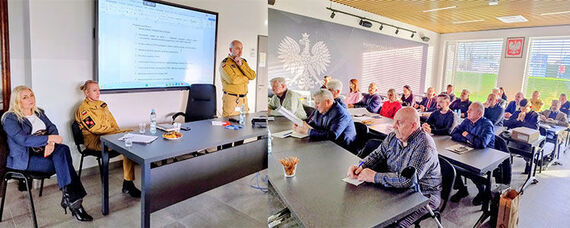 Posiedzenie Zarządu Powiatowego Związku Ochotniczych Straży Pożarnych RP w Puławach