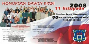 Program obchodów Narodowego Święta Niepodległości w Gminie i Mieście Raszków w 2008 roku