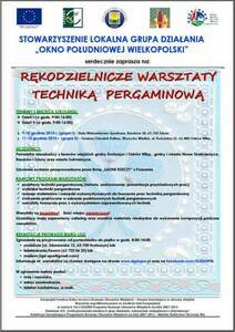 Rękodzielnicze Warsztaty Techniką Pergaminową