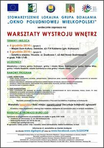 Warsztaty wystroju wnętrz