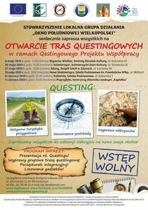 Zaproszenie na otwarcie nowych tras questingowych