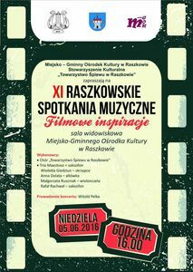 Zaproszenie na XI Raszkowskie Spotkania Muzyczne