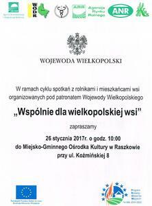 Wspólnie dla wielkopolskiej wsi