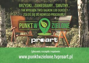 Zmień swój balkon albo ogród w programie "Punkt w zielone"