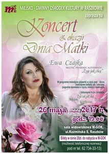 Zaproszenie na Koncert z okazji Dnia Matki