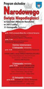 Program obchodów Święta Niepodległości