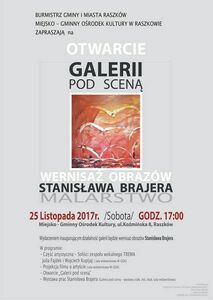 Zapraszamy na otwarcie GALERII POD SCENĄ