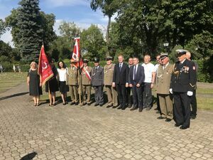 Rocznica bitwy nad Bzurą z udziałem delegacji ze Szkoły Podstawowej im. Arkadego Fiedlera w Raszkowie