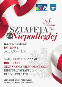 Zapraszamy na "SZTAFETĘ DLA NIEPODLEGŁEJ"