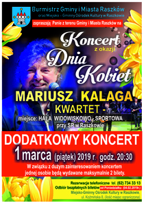 Dodatkowy koncert Mariusza Kalagi