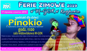 Zapraszamy na spektakl ,,Pinokio"