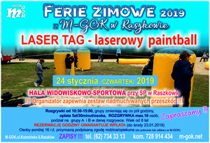 Zaproszenie na Laserowy paintball