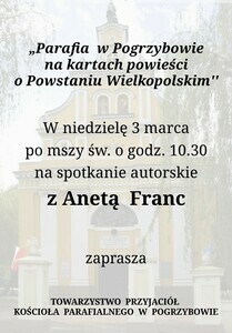 Parafia w Pogrzybowie na kartach powieści o Powstaniu Wielkopolskim