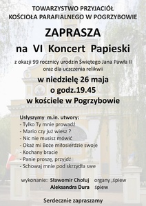 Zaproszenie na koncert