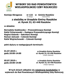 Wybory do Rad Powiatowych Wielkopolskiej Izby Rolniczej