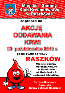 Akcja oddawania krwi w Raszkowie