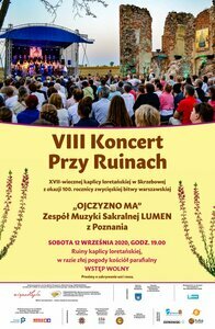 Zapraszamy na VIII koncert przy ruinach