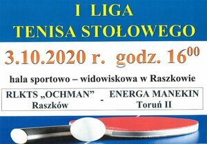 Zaproszenie na mecz tenisa stołowego