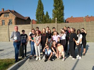 Uczniowie na warsztatach w Muzeum Auschwitz-Birkenau