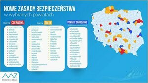 Powiat Ostrowski ponownie w ŻÓŁEJ STREFIE !