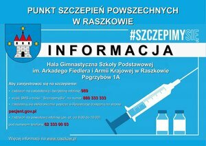 Rejestracja do punktu szczepień w Raszkowie