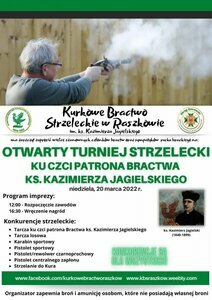 Zaproszenie na turniej strzelecki