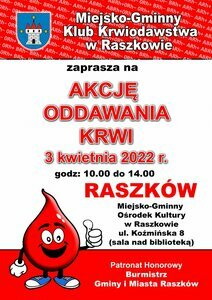 Akcja oddwania krwi w Raszkowie