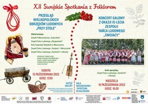 Zaproszenie na Swojskie Spotkania z Folklorem