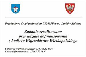 Nowa droga w Jankowie Zaleśnym